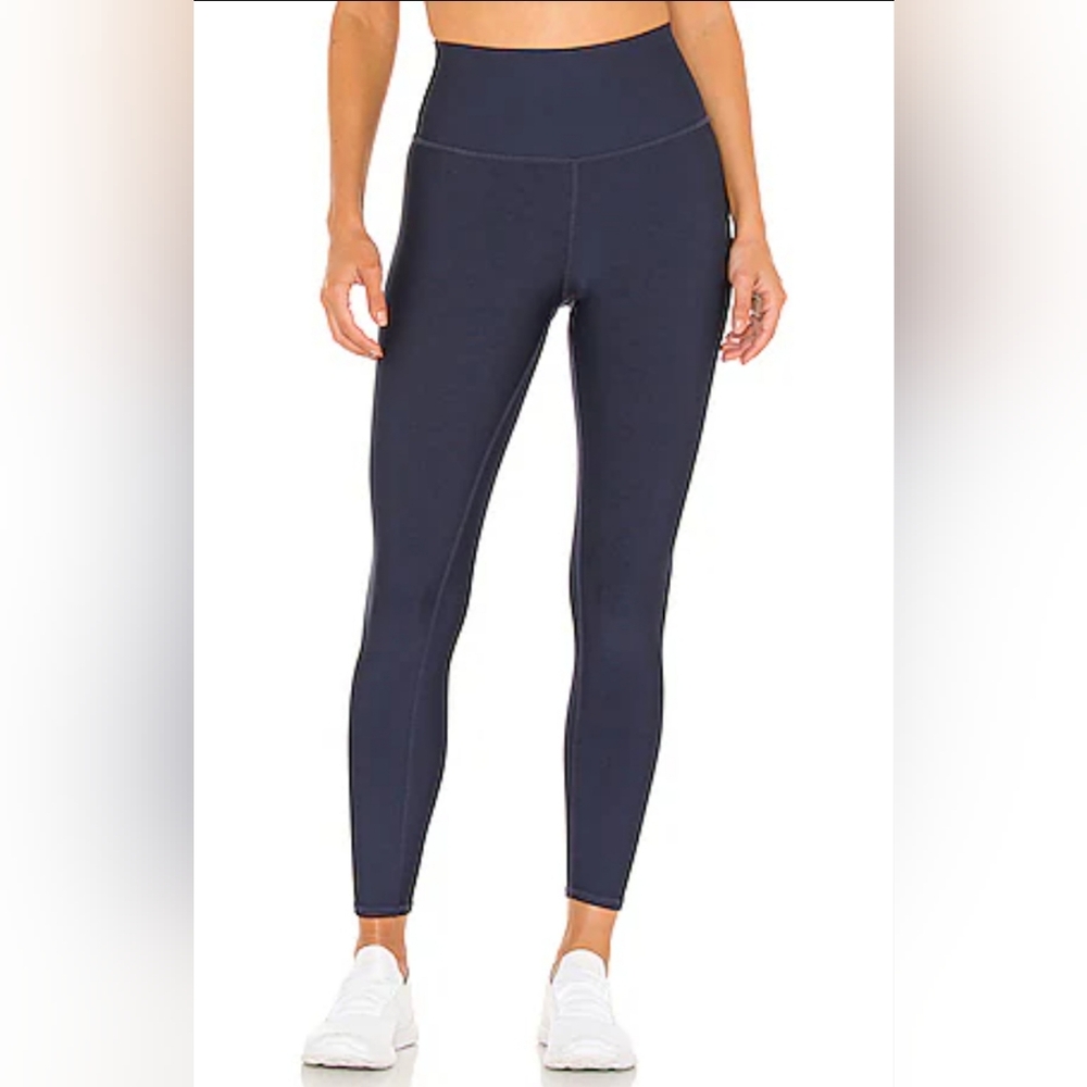 ALO Yoga Airlift High Waist Navy Blue 7/8 Leggings, Size XS